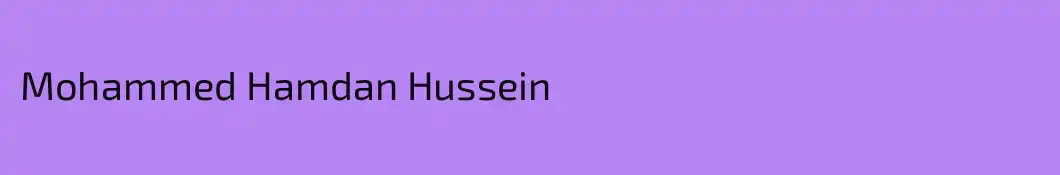 Mohammed Hamdan Hussein